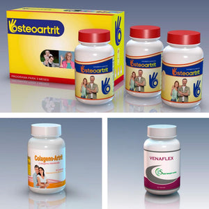 Pack Osteoartrit + Frasco Colagenoartrit + Frasco Venaflex