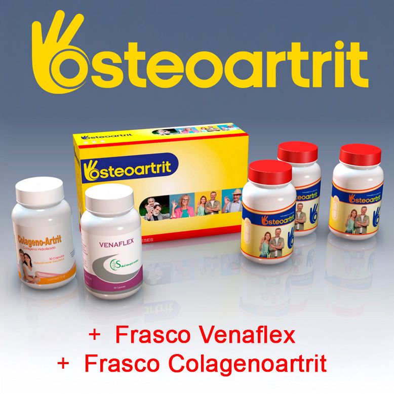 Pack Osteoartrit + Frasco Venaflex + Frasco Colagenoartrit